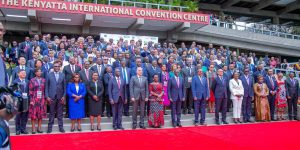 Cross section of participating African leaders at the Africa Climate Summit. PHOTO Facebook page of Eliud Owalo 1140x570 1