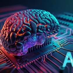 artificial intelligence new technology science futuristic abstract human brain ai technology cpu central processor unit chipset big data machine learning cyber mind domination generative ai scaled 1