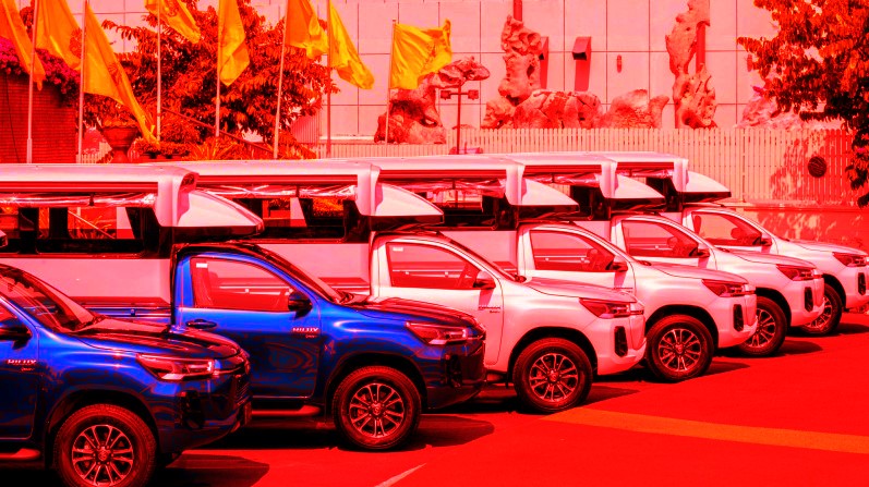 Tata Motors Thailand red