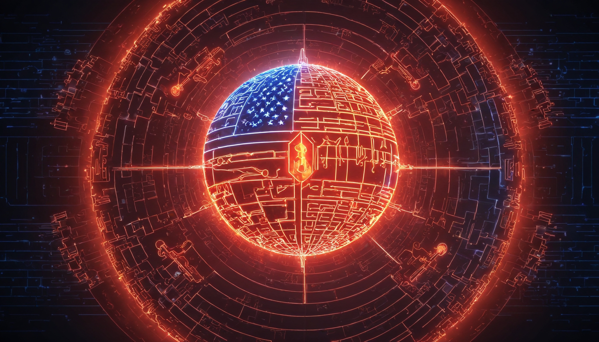 Qonversations A dynamic digital illustration of a globe at the c ea10a80a 98b7 4370 ae8b 988f435d26df