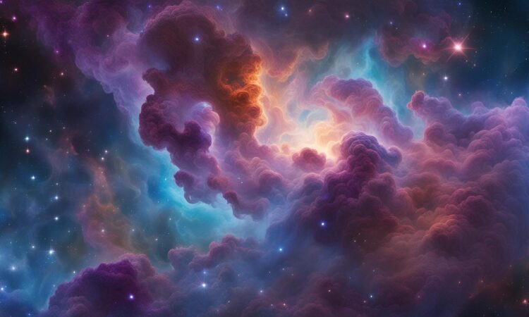 A vast cosmic cloud